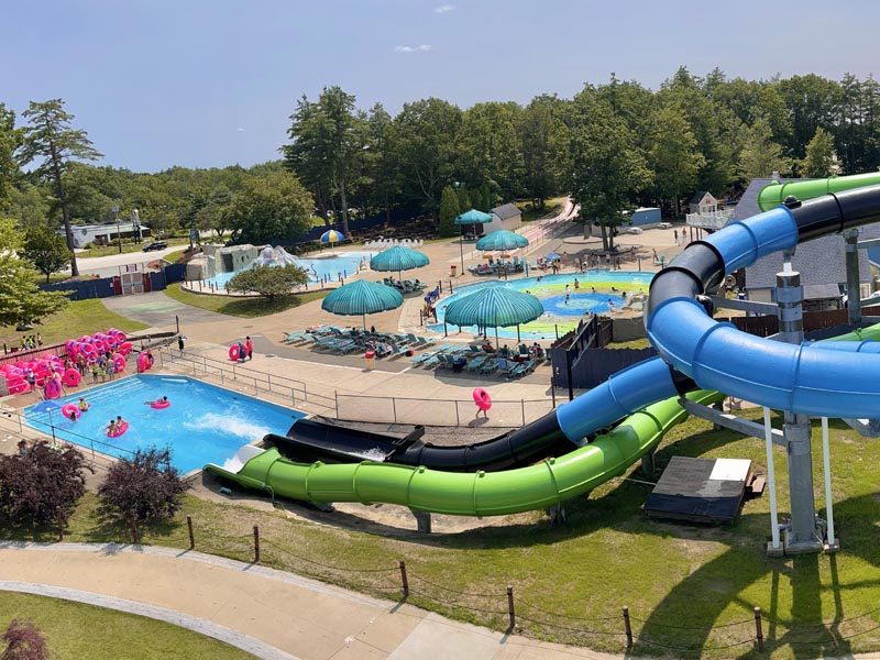 Picture of the water slides