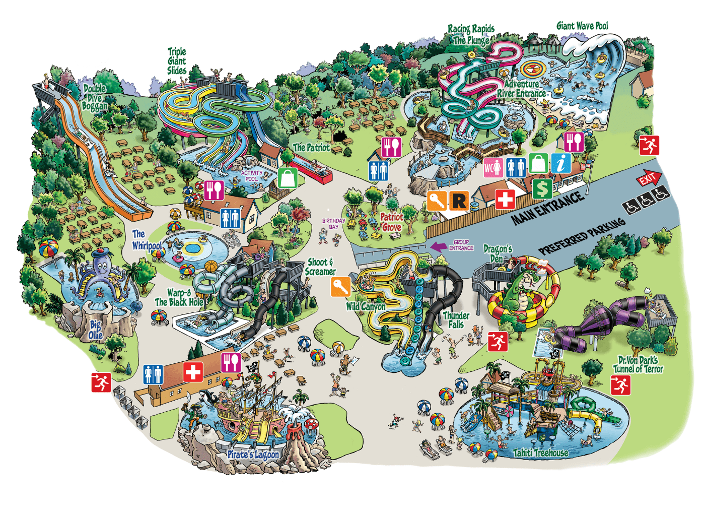 Height Guide Water Country